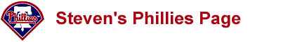 Steven's Phillies Page