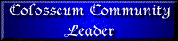 Colosseum Community Leader Help