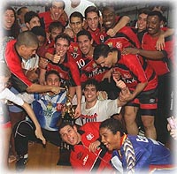 Time de futebol de sal�o do Flamengo - � CAMPEAO!!!