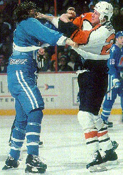 Dave Brown and Chris Simon