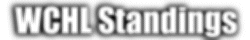 WCHL Standings