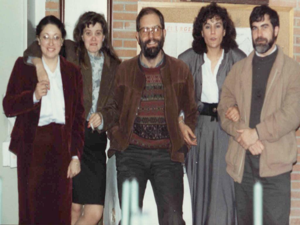 Con profesores del C.P. Jos� Jal�n