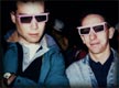 Enjoying a 3D movie with Mike at Disney World