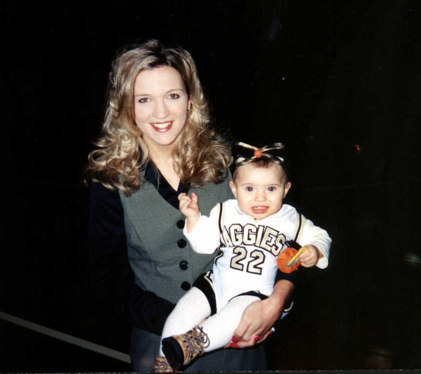 Coach Sorrell with daughter Sierra