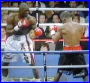 Jermain Taylor and Bernard Hopkins size each other up for another 10 rounds.