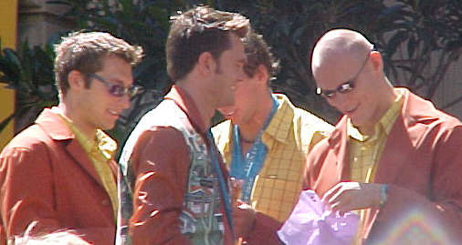 Ian Thorpe, Dean Puller, Grant Hackett and Michael Klim