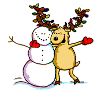 animated Christmas hug