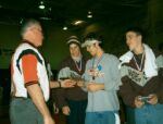 Captains Accepting the 1st Place Plaque at Brentsville 2001