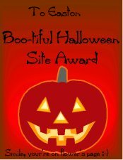 Boo-tiful Halloween Site Award