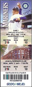 First game ticket