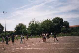 Unser Platz w�hrend des Turniers