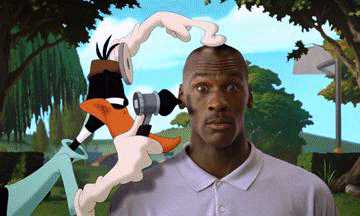 MJ with a duck...