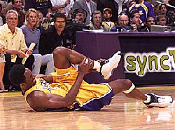 Kobe a terra infortunato