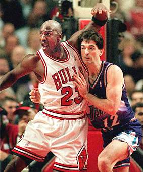 Michael Jordan contro John Stockton