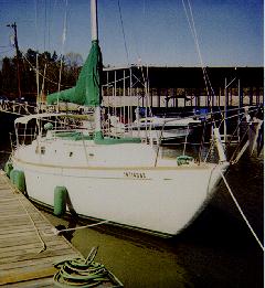  The beautiful Lady Pearl
		  docked at Aqua Yacht Harbor