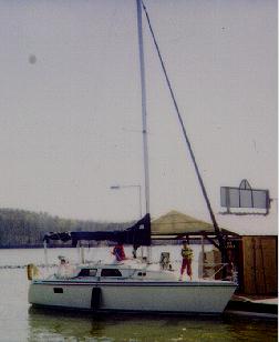 The Calexandy at the Tenn-Tom Marina gas dock