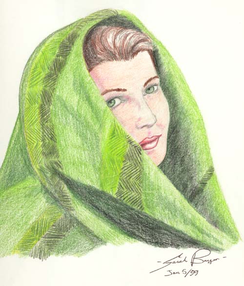 Irish Girl in Shawl