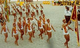March Past Team at Australian Titles