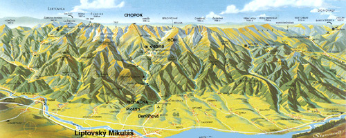 Map Low Tatras
