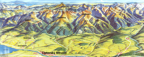 Map West Tatras
