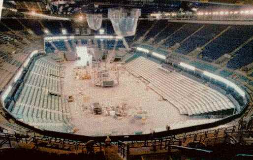 The dome under renovations
