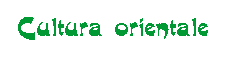 cultura orientale