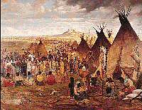 accampamento Sioux