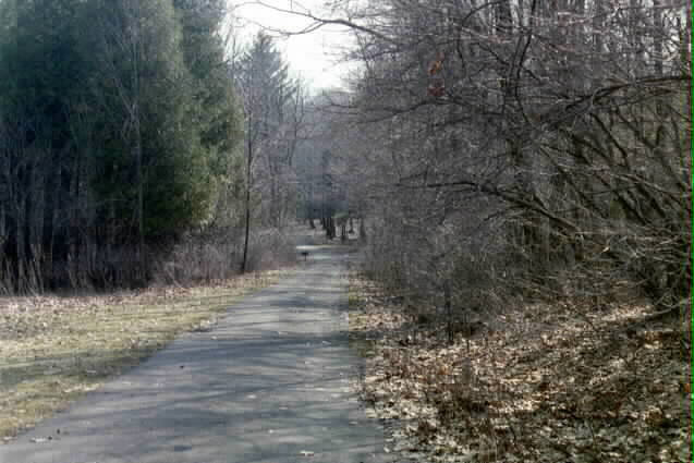Cart Path down from Upper Campgrounds