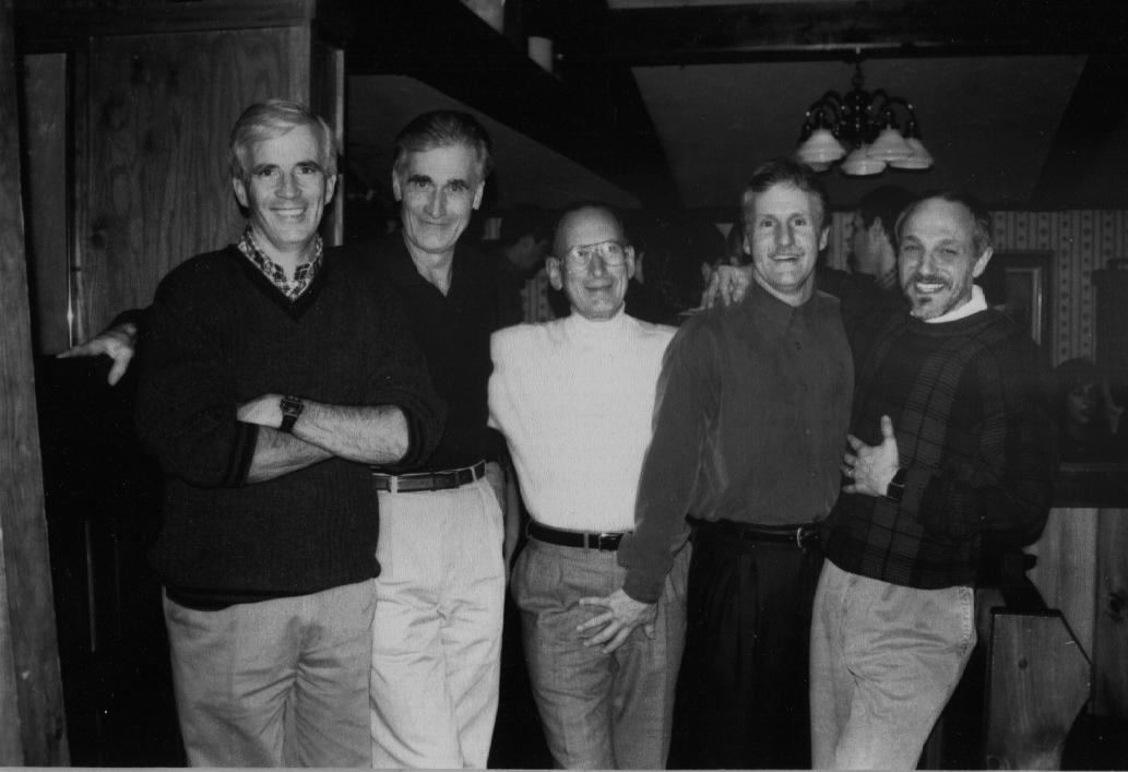 Pictured from left are Bob Maloney, Dave McSally, Ken Friedman, Rick Cleary and Bruce Bush