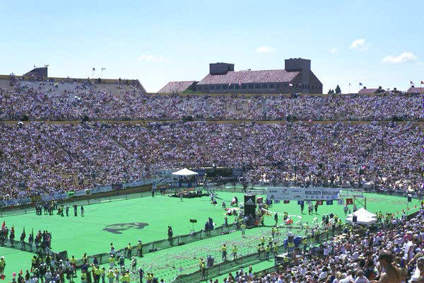 From the stadium just prior to the start