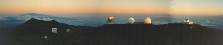 Telescopes on a
ridge of Mauna Kea 
