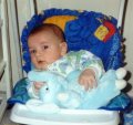 Aaron in his swing