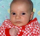 Aaron bouncy seat closeup