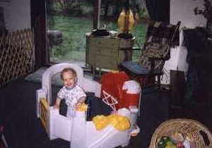 Jodi Playing In Her Barn