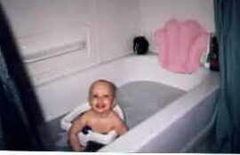 Jodi Playing In The Tub