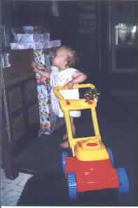 Jodi Checking Out Her Birthday Presents