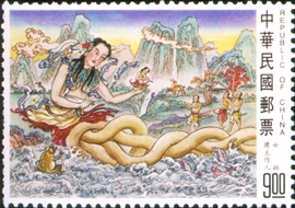 nu wa created human beings with pestled earth