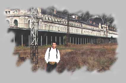 Jos� Mar�a en la Estaci�n Internacional de Canfranc