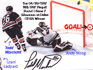 7th Game OT Breakaway Winner by Todd Marchant