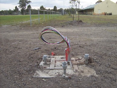 Ground lighting work at Willawong this week