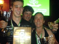 Shamrocks 2006 best & fairest winners - Bodie Wilmot, David O'Malley, and Trish Brown