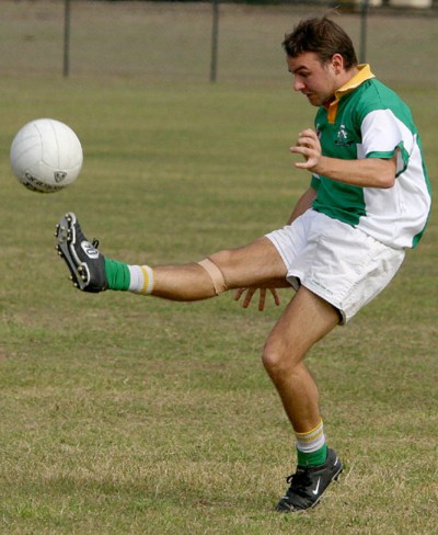 Paul Daly in action in 2005, leading scorer and best player