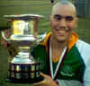 Adrian Darbellay with the senior Championship Trophy in 2000
