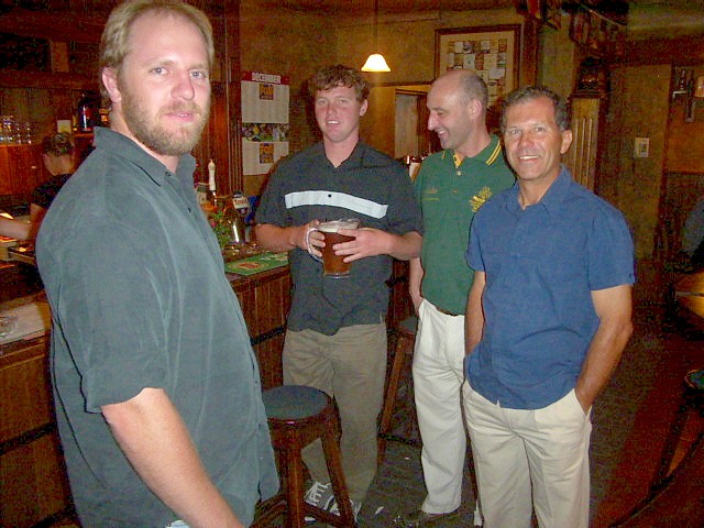 The lads ponder the next move for Shamrocks in 2003