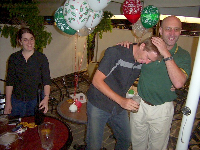 President Duguid consoles two-time best & fairest winner David Shakovskoy, upon the realisation that he may have played his last game for the club