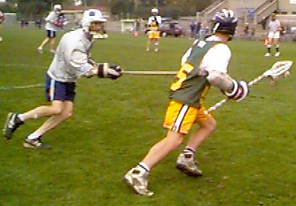 Australia Under 19's Kyle Morlang Keeping the Ball from VIS's Anthoney Cliff