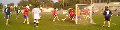 South Australia in Hard for the Ground Ball after a Great Save