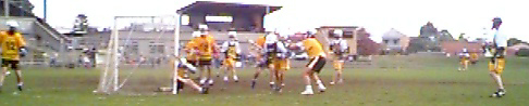 Western Australia's Goalie Mark Taylor Pulls off a Big Save