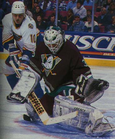 Misha in action with Anaheim