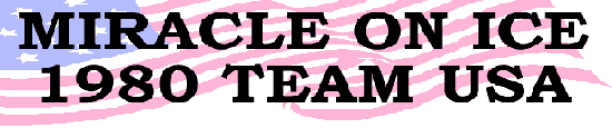 Miracle On Ice 1980 Team USA